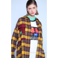 OVERSIZED FLANNEL CHECKED OVERSHIRT